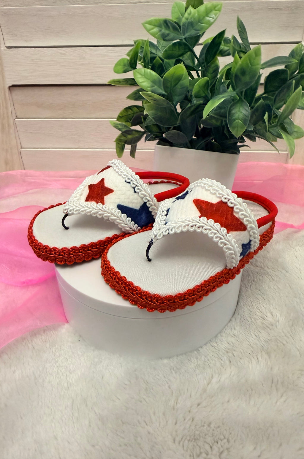 Baby headband and sandals size 6 to 9 months