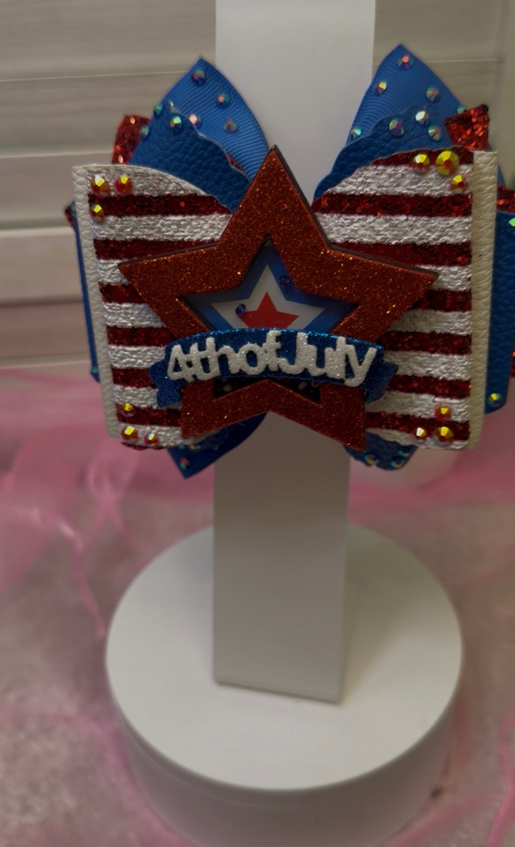 Hairbow for 4th of July
