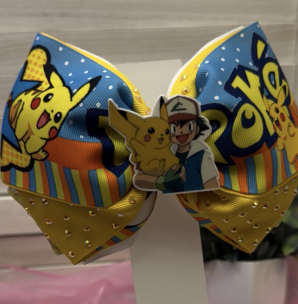 Pokemon hair bows. Two different style to pick from.