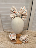 Baby headband and sandals set