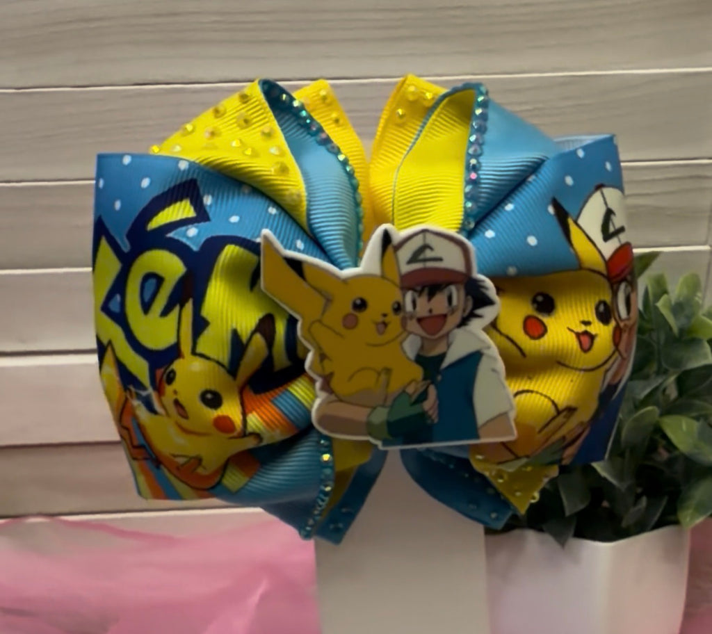 Pokemon hair bows. Two different style to pick from.